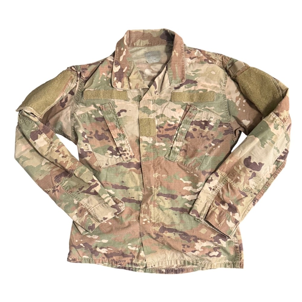 SNC Manufacturing ACU Combat Uniform Coat Unisex Small Regular Multicam OCP FR